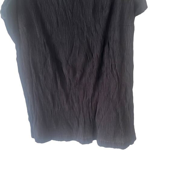 Kathie Lee Vintage 90s Women's XL Witchy Goth Grunge Black Top - Picture 3 of 7